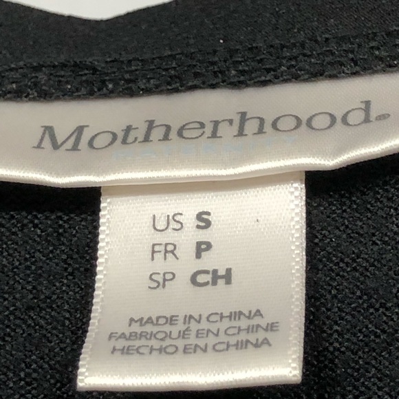 MOTHERHOOD MATERNITY top v neck chiffon hem - Picture 10 of 11